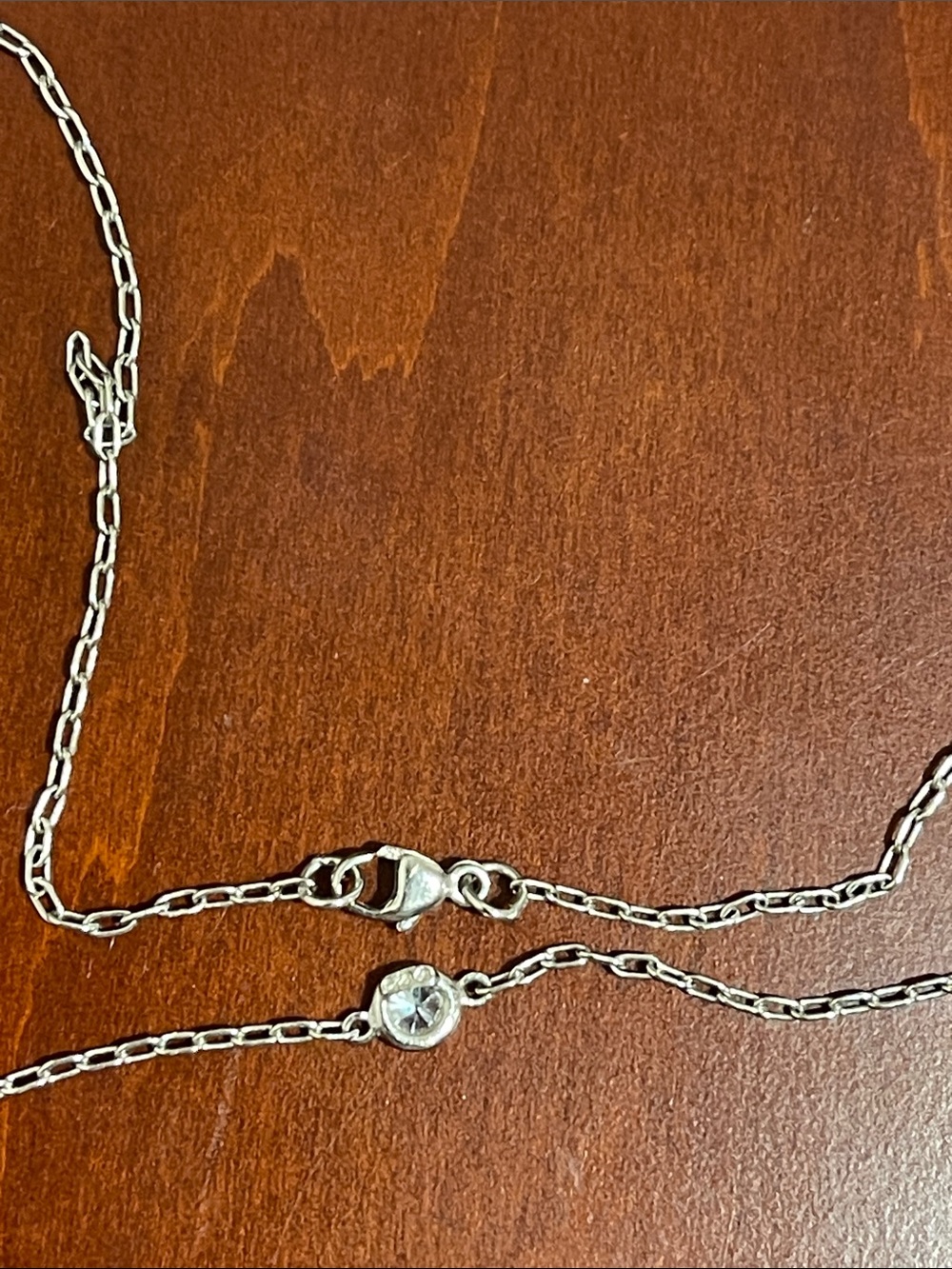 52” Sterling Silver & Cubic Zirconia “Diamonds by the Yard” Style Necklace - NWT - Picture 5 of 14